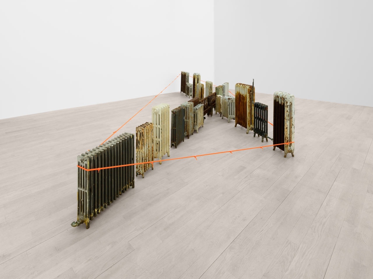 Bat-Ami Rivlin Untitled (radiators, zip ties)